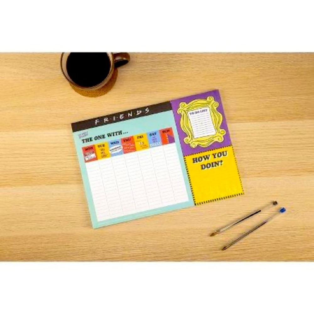 TT: F.R.I.E.N.D.S TV Show Sitcom Themed Desk Planner | Weekly Calendar | 52 Pgs